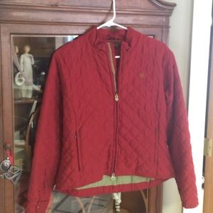 Ariat Red quilted jacket